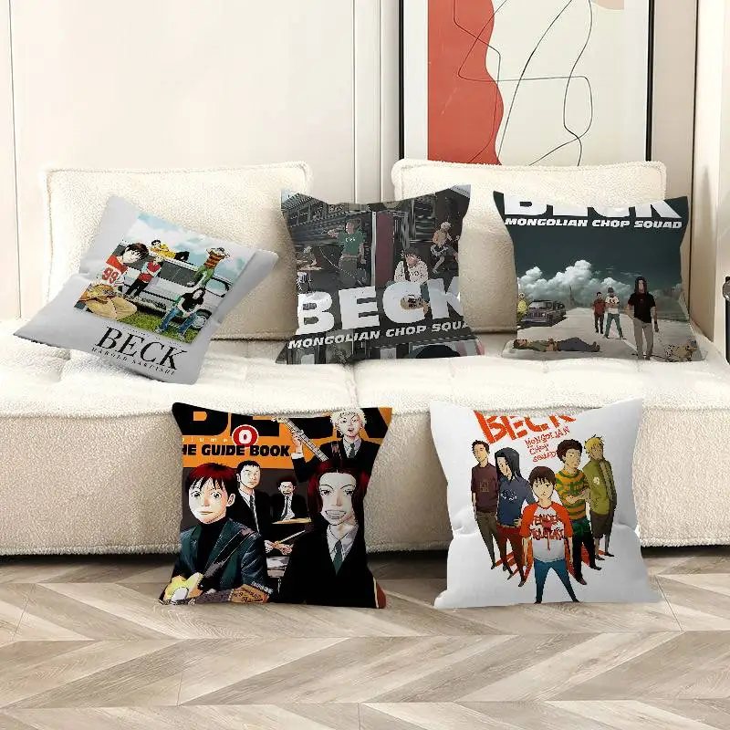 Anime B-BECK M-Mongolian Chop Squad Lucky Dragon pillow cover sofa cushion cover home room decoration children gift