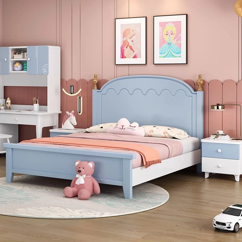 High Quality Kids' Cribs Children Beds Bedroom Furniture for Girl Room