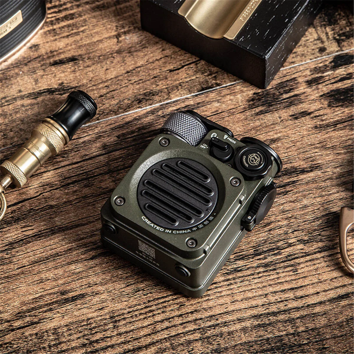 Audio Wild Mini Bluetooth Speaker Outdoor Portable, Waterproof and Small
