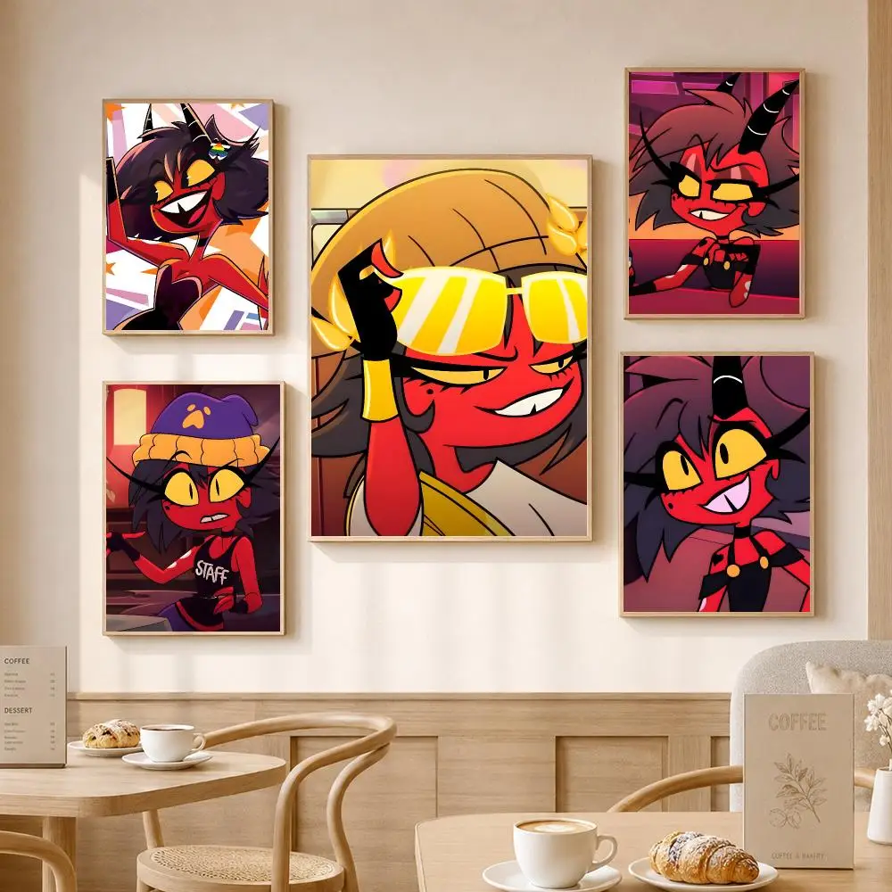 Millie H-helluva Boss Painting Calligraphy High-Definition With Textured Finish Modern Style For Hallway Wall Art Decor
