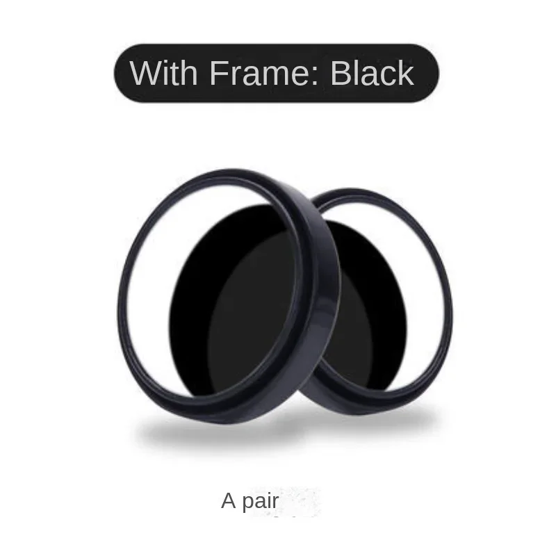 Espejo retrovisor de punto ciego para coche, espejo redondo pequeño ajustable de gran angular 360, espejo retrovisor de asistencia de marcha atrás para coche, espejo convexo