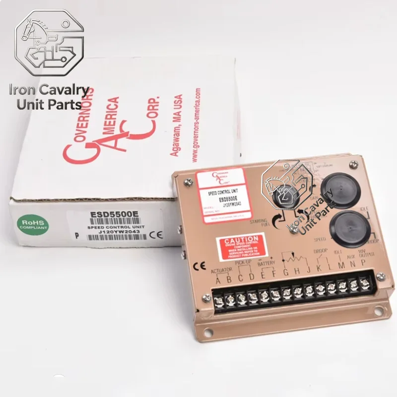 ESD5500E Original Dual-Capacitor Diesel Generator Set Electronic Controller Engine Speed Regulator ESD 5500E