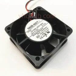 NMB-MAT 2410ML-05W-B69 BQ4 DC 24V 0.17A 60x60x25mm 서버 냉각 팬