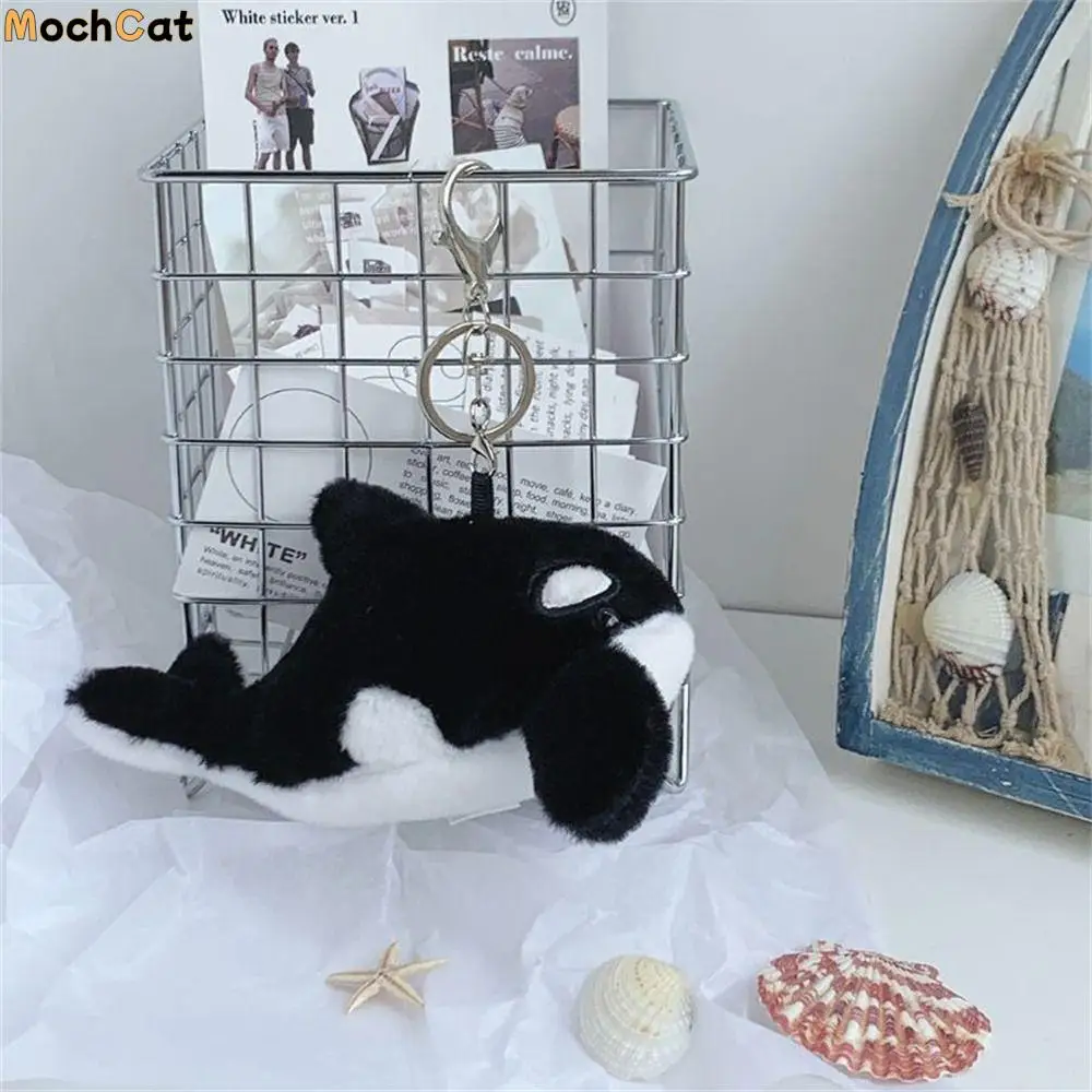 

Marine Animal Dolphin Keychain Ocean Series Stuffed Toy Seal Pendant Small Mini Cartoon Whale Plush Keychain Plush Toy