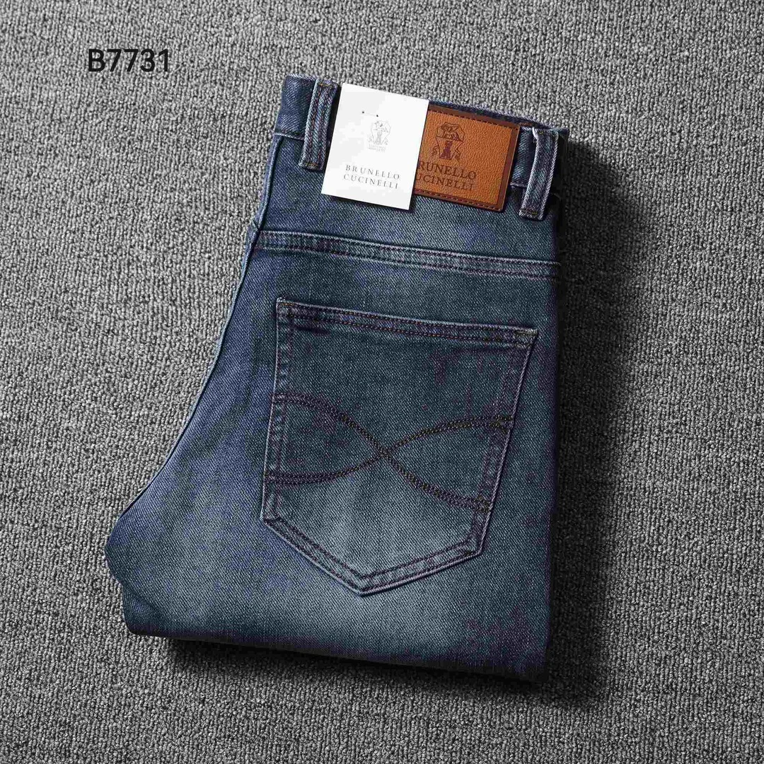 2024 DIKU JING Men\'sHigh-end brand business men\'s jeans fashionable and versatile non-iron anti-wrinkle men\'s trousers