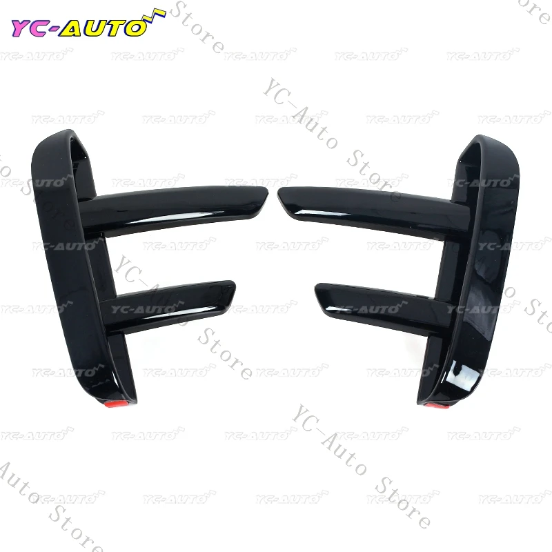 For Land Rover Discovery 5 L462 2017-2019 Car Front Bumper Fog Lamp Cover Trim Black Fog Light Vent Trim LR082888 LR082889