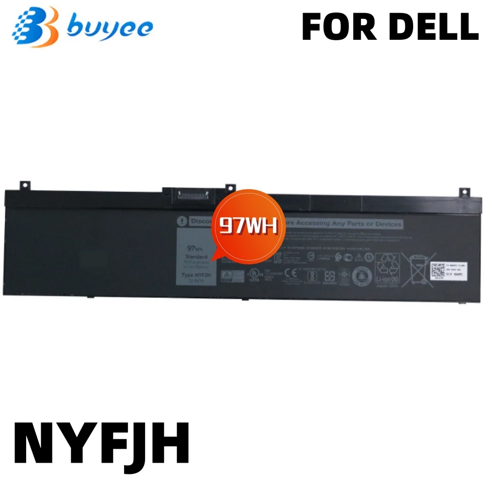 

New 11.4V 97Wh NYFJH Laptop Battery Compatible FOR Dell Precision 7530 7730 7540 7740 5TF10 0WMRC 00WMRC GW0K9 0GW0K9 Series