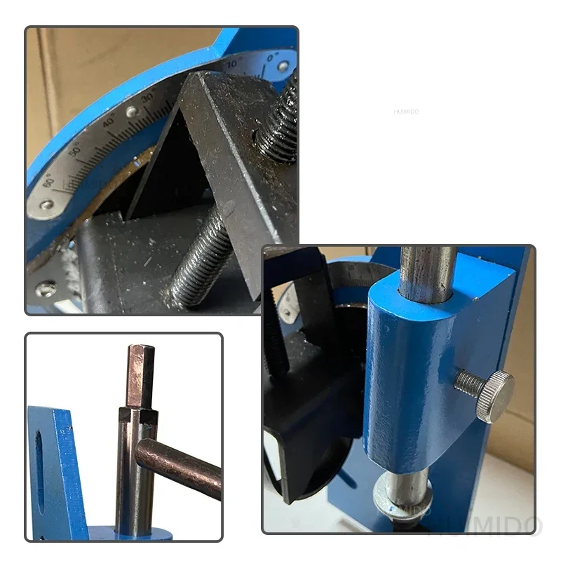 Pipe and Tube Notcher Hole Saw Notcher 0-60 Degree Rotation for Plumber Drilling Creating Cracks on Metal, Wood, PVC Board