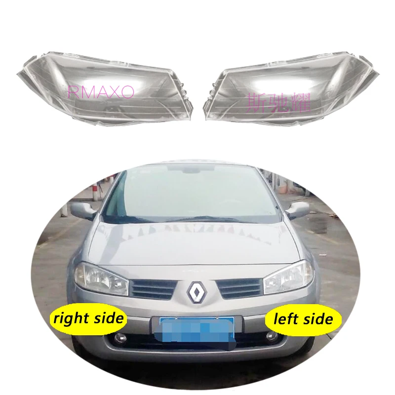 

Use For Reynolds Megane 2006-2007 Transparent Headlamp Cover Lamp Shade Front Headlight Shell Lampshade Lens shell