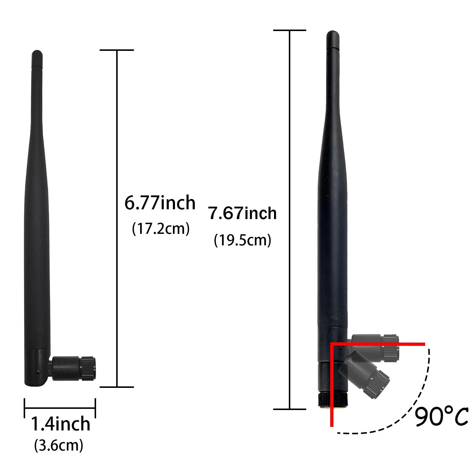 4 Units 868MHz 915MHz 5dBi For LoRa Antenna for SMA Male and For IPX Port for Meshtastic For LoRa32 V3 Modules