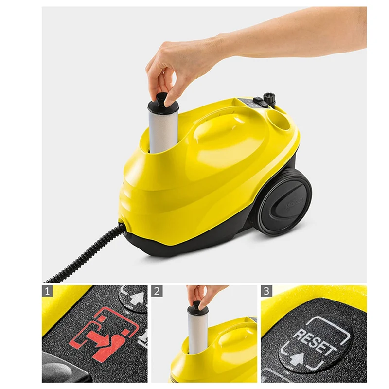SANQ 4 قطعة فلتر إزالة الترسبات للمياه النظيفة لخرطوشة إزالة الترسبات لتنظيف البخار Karcher SC2 SC3