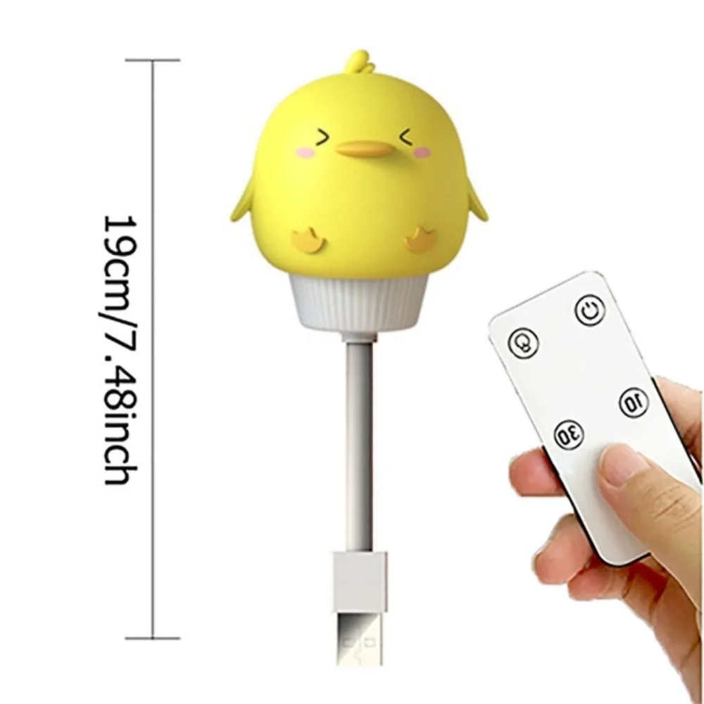 

Cartoon Theme Dimmable USB Night Light Cute Mini Size Cartoon Night Light Portable Bedside Lamp Home Decor