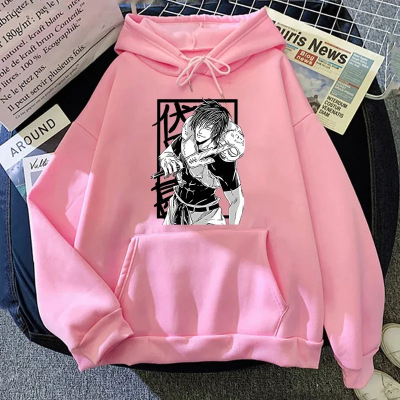 Jujutsu Kaisen Anime Character Image Casual Street Sports Style Fashionable Printed Hoodie Trendy Women's Clothing