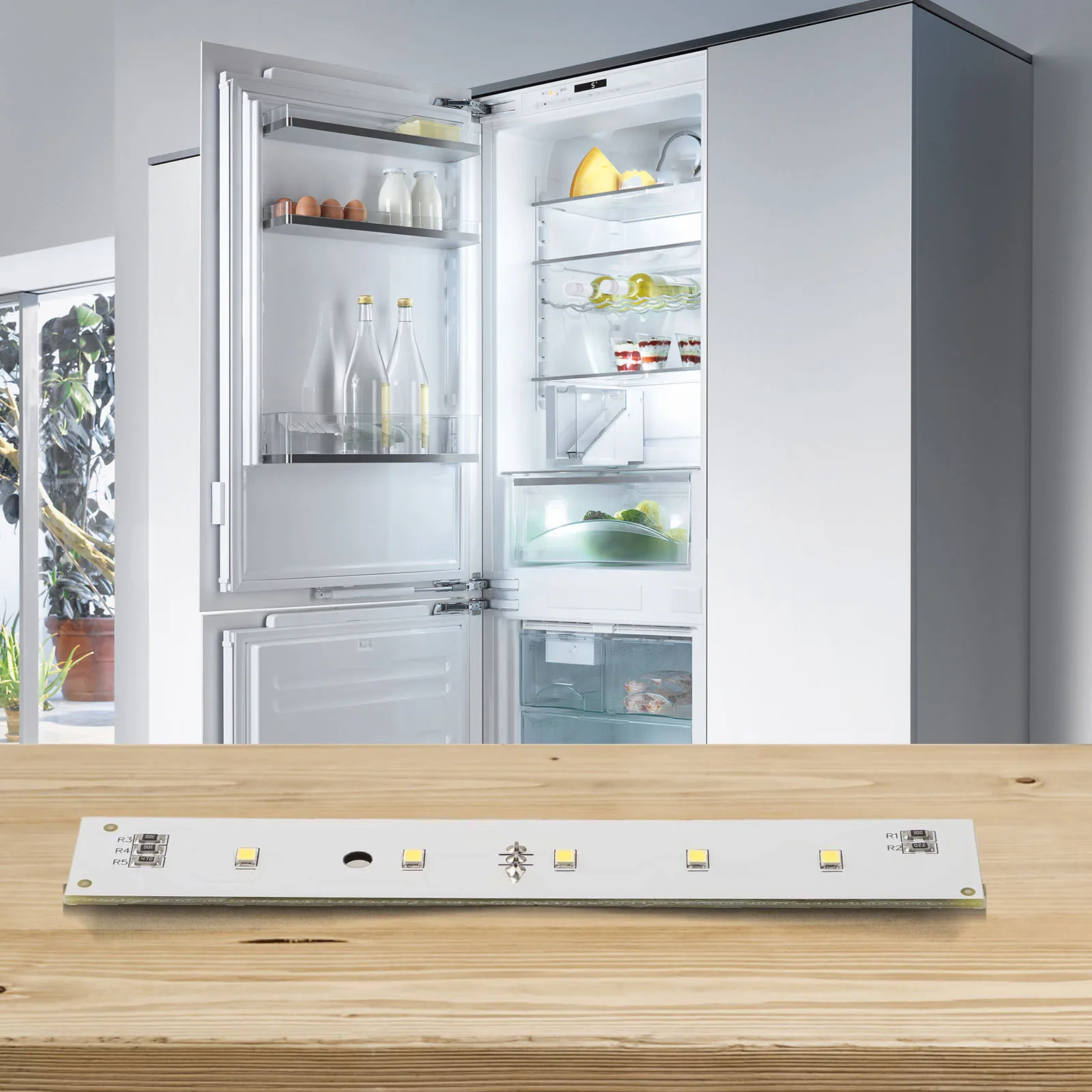 LED Lighting Options Available Compatible with the Latest Technology in For Midea Refrigerators Including Model Number BCD536WK