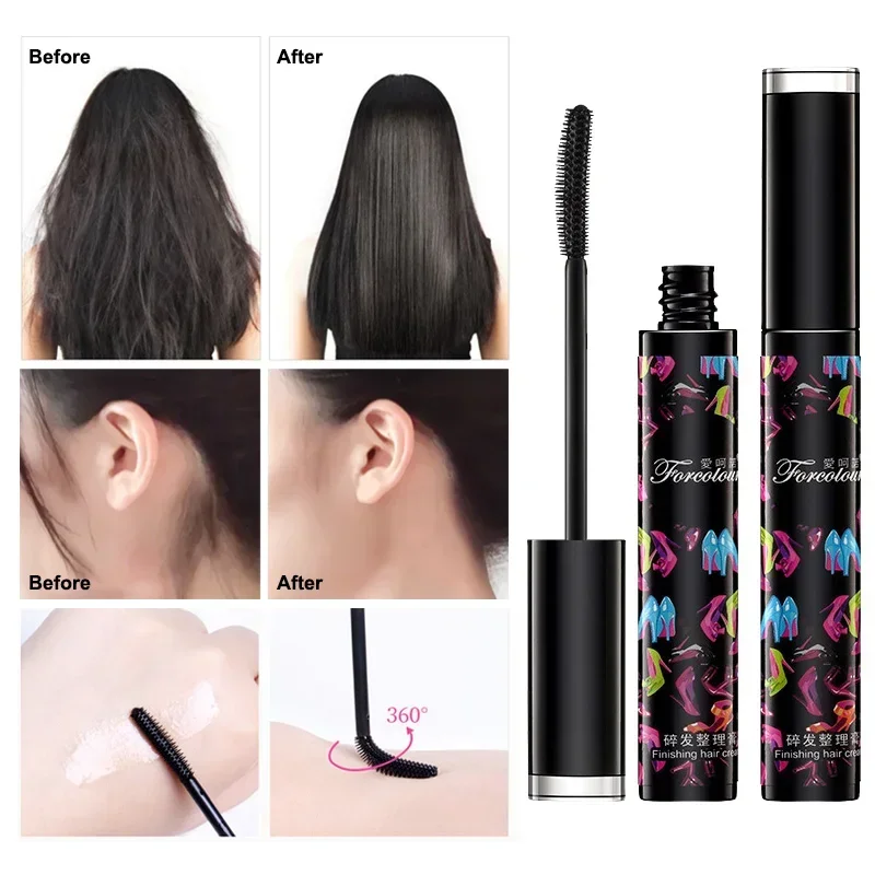 Hair Styling Combing Stick, Hair Crushing Artifact, Hair Shredding Finishing Cream, Non-greasy and Anti-frizz