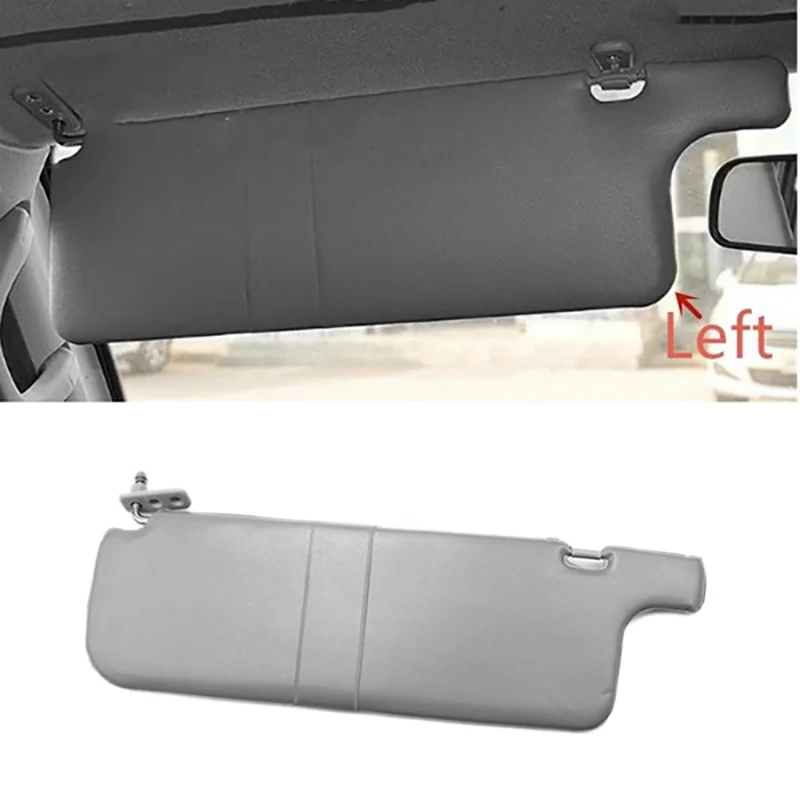 

F9-Front L+R Interior Sunvisor Sun Visor With Hook Clip For Mitsubishi Pajero Montero Shogun MKII V31 V32 V33