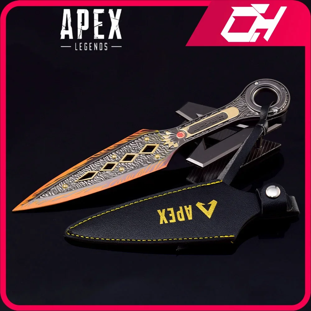 

Apex Legends Heirloom Weapon Wraith Kunai 22cm Game Metal Katana Ninja Swords Rotatable Melee Weapon Model Gifts Toys for Boys