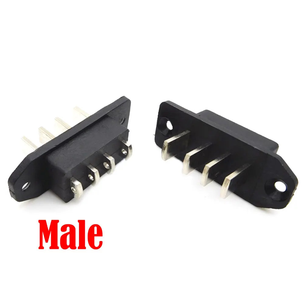 4 Pin Battery Connector Power Plug  Battery Box High Current Male Female Plug Battery Connector Bicycle Discharge Connector