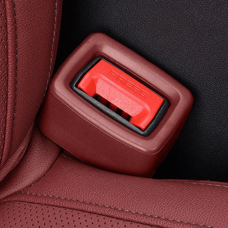 Car Seat Belt Buckle Cover Fixed Buckle EVA Anti Scratch Seat belt Button Protector Cover Car Accessories Auto Interior