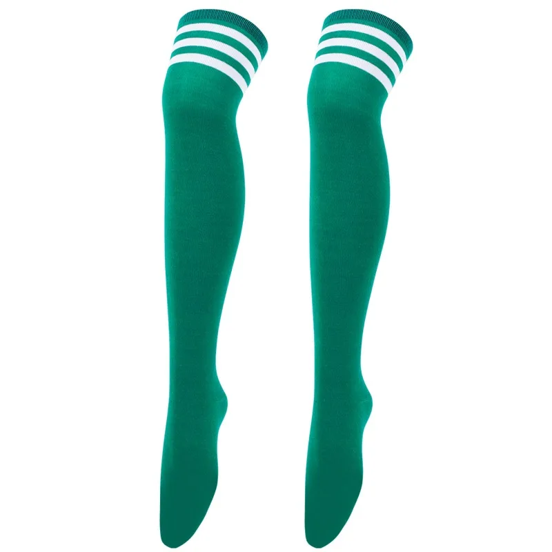 Schwarz/weiß gestreifte lange Socken für Damen, sexy Overknee-Oberschenkelstrümpfe, Overknee-Strümpfe, Damen und Mädchen, warme lange Röhrensocken ﻿ – Detail 11