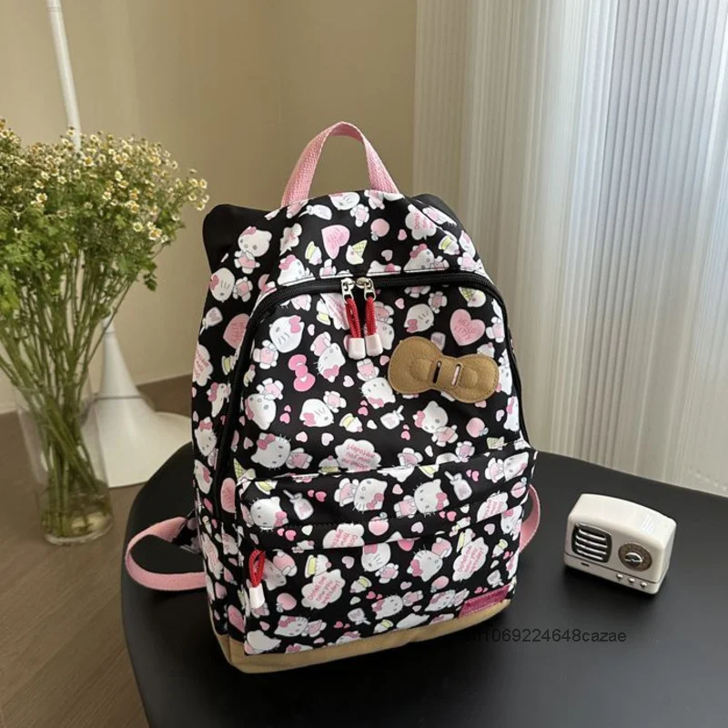 Plecak studencki Sanrio Hello Kitty w stylu japońskim Harajuku wszechstronna torba na ramię śliczny słodki modny plecak Y2k Girl