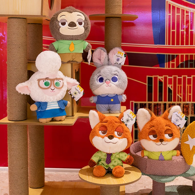 

Official Disney Bestseller Zootopia Features Judy Nick Rabbit Doll Plush Toy Cute Soft Children Christmas Birthday Gift
