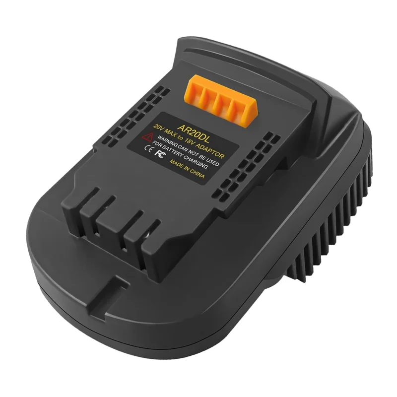 Adaptador AR20DL para batería Ridgid AEG de 18V a herramientas inalámbricas 20V MAX XR, uso para baterías de plataforma Ridgid de 18V duraderas