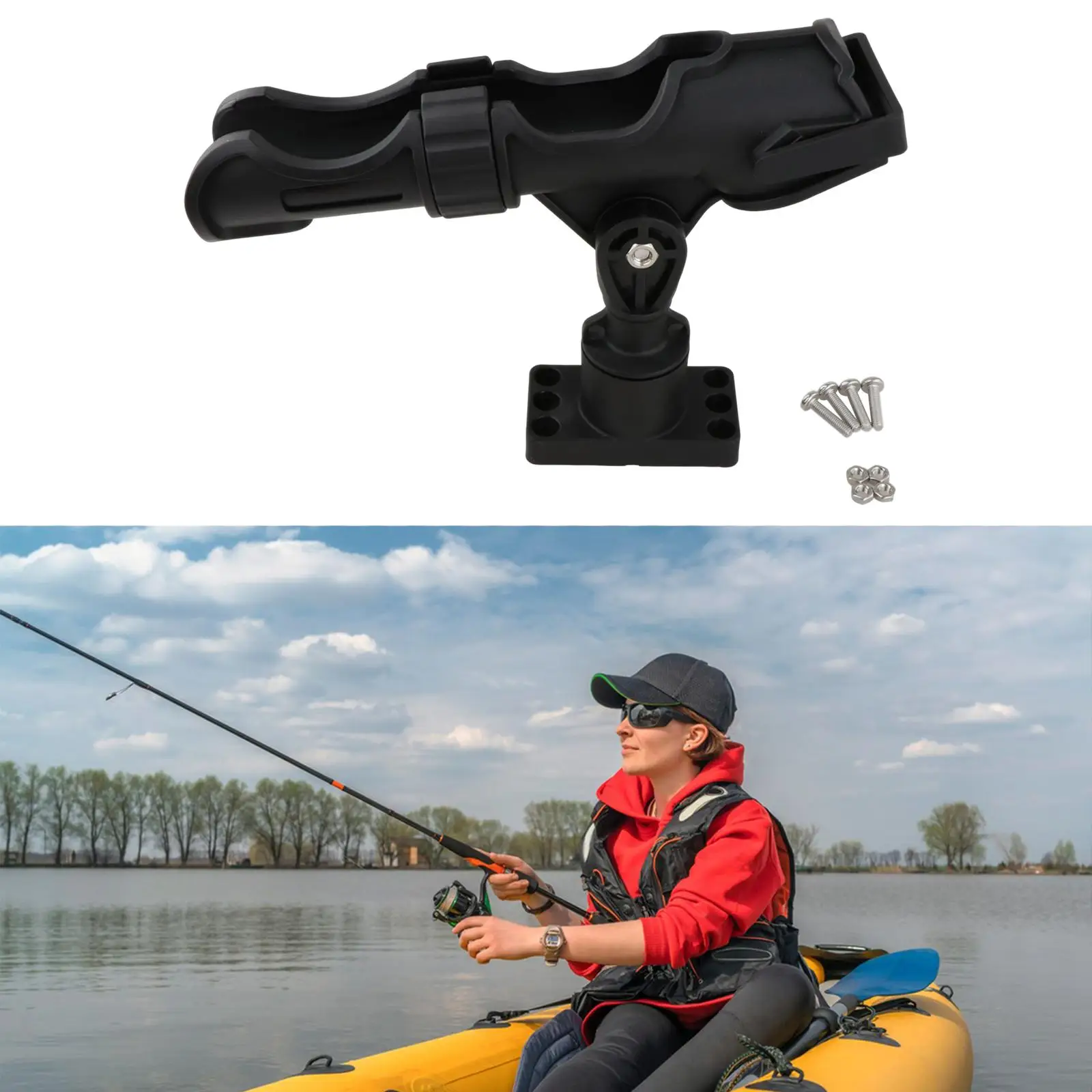 

Inflatable Boat Fishing Rod Holder Sea Fishing Equipment Fishing Rod Rack