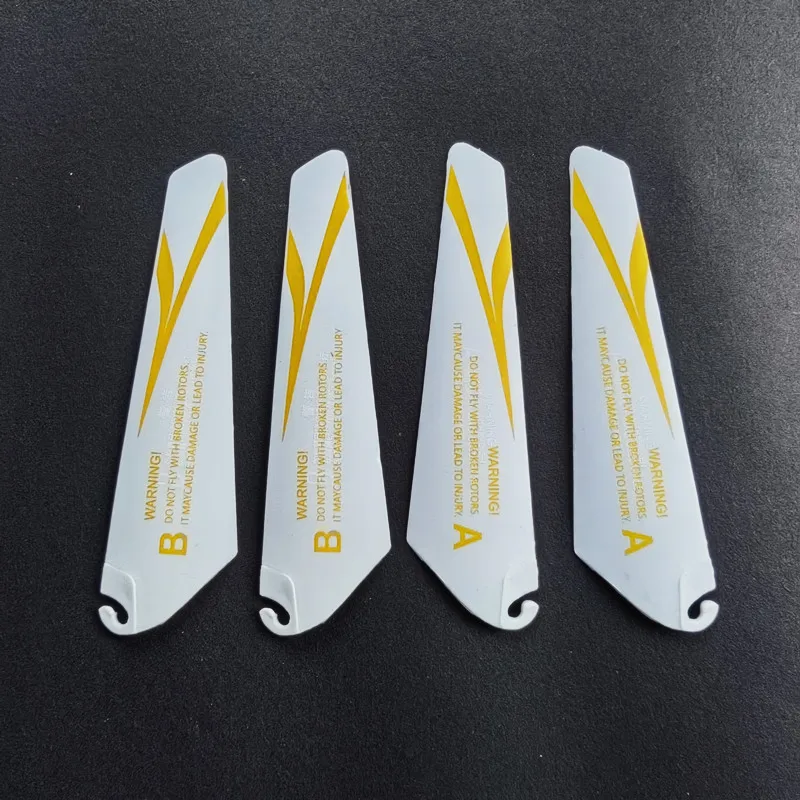 4Pcs AB 9CM Spare Blades Fans Props For R/c Mini Helicopter Rotor Rc CH002 CH023 Drone Copter Toys Spare Parts Accessories