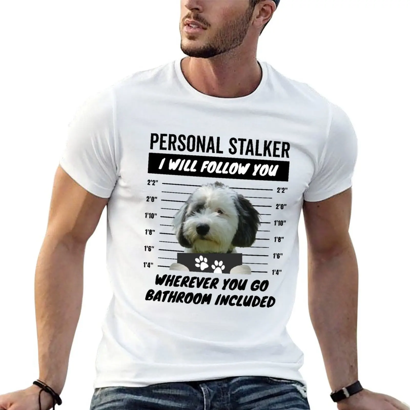

cotton t t shirts shirt pack shirts men – Stalker T-Shirt man for cotton Personal man Dog t funny for Sheepadoodle