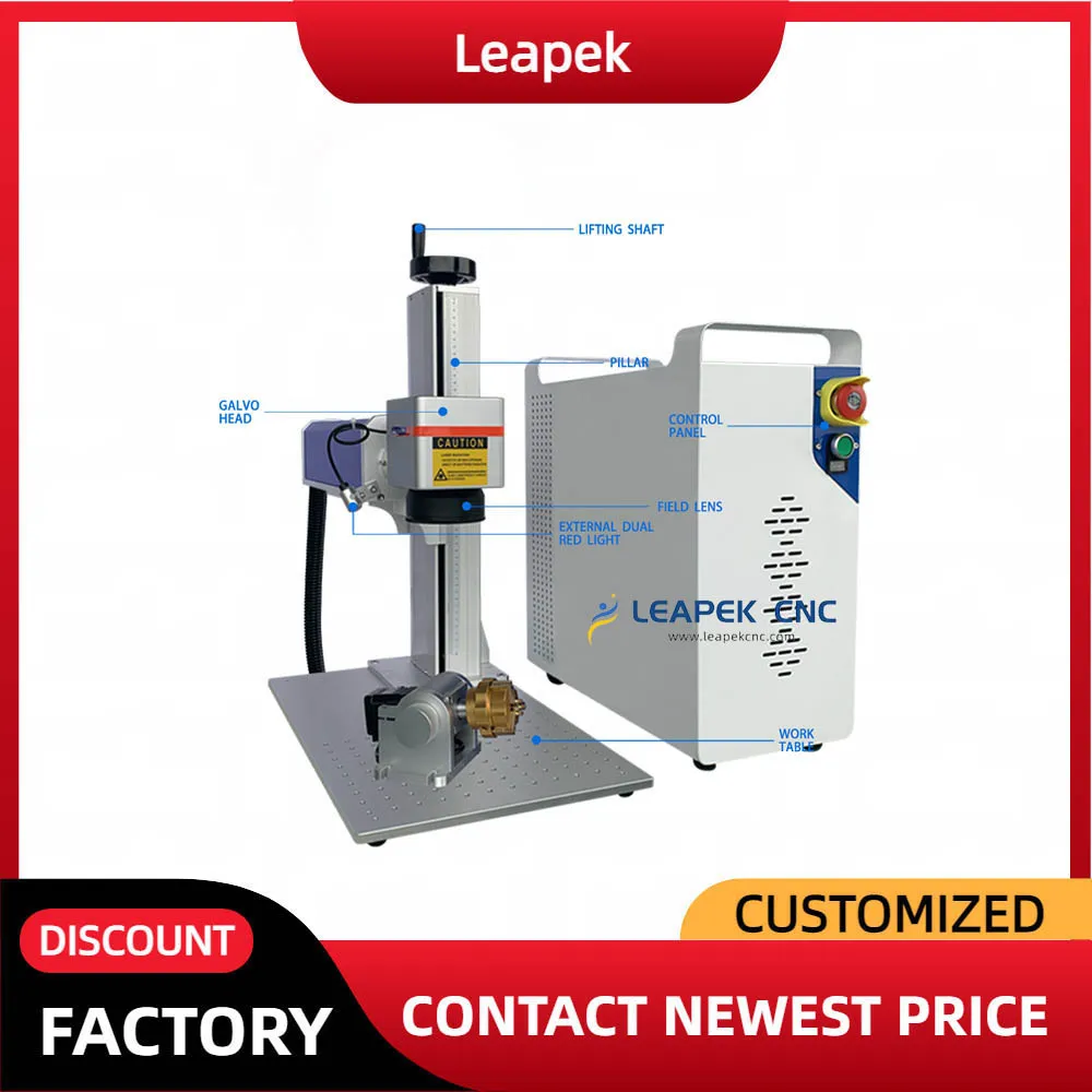 

50w 100w Fiber Laser Marking Machine Metal Metallic Products Laser Marking Jewelry Laser Marking Glass Plastic Laser Marking