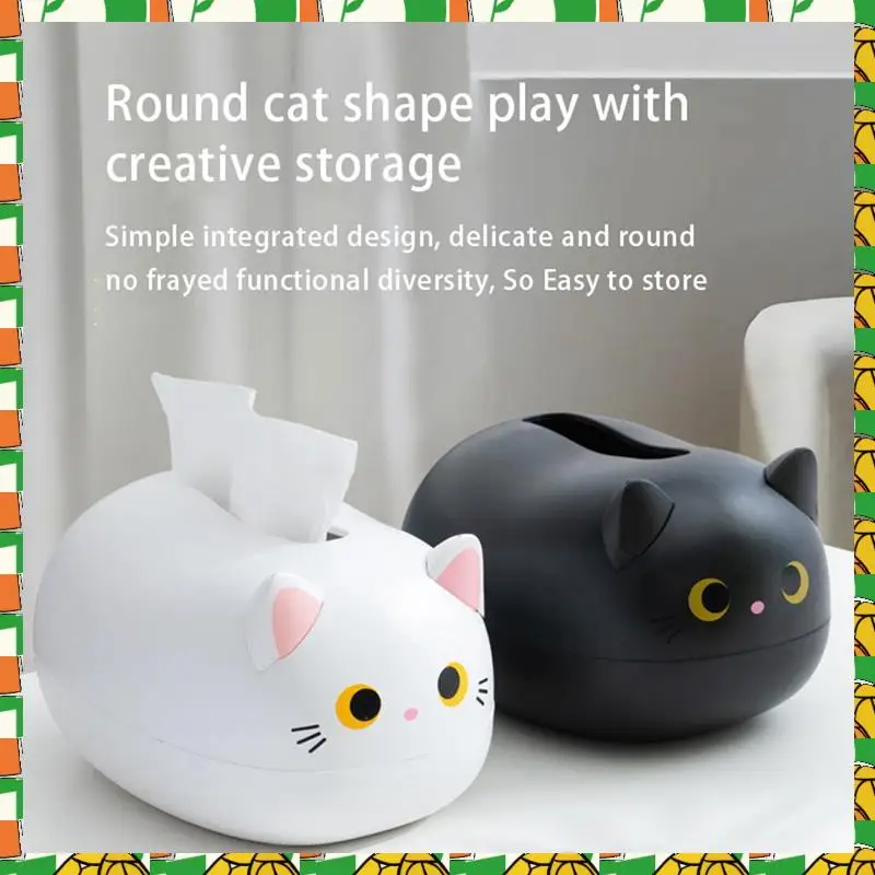 

Professional Tool Cute Livingroom Napkin Storage Box Kitchen Paper Container Desktop Toilet Paper Holder For Bathroom Dormitory