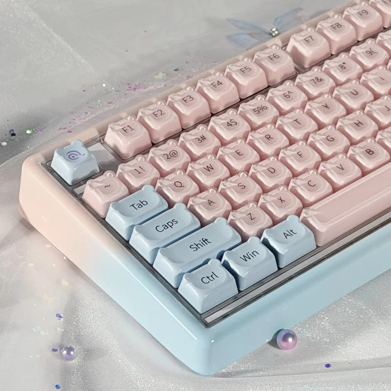 Mechanical Keyboard Customized Tri-mode Wired /wireless/2.4G Bluetooth and PC Hot-swap for Gaming and Esports Creative Gifts
