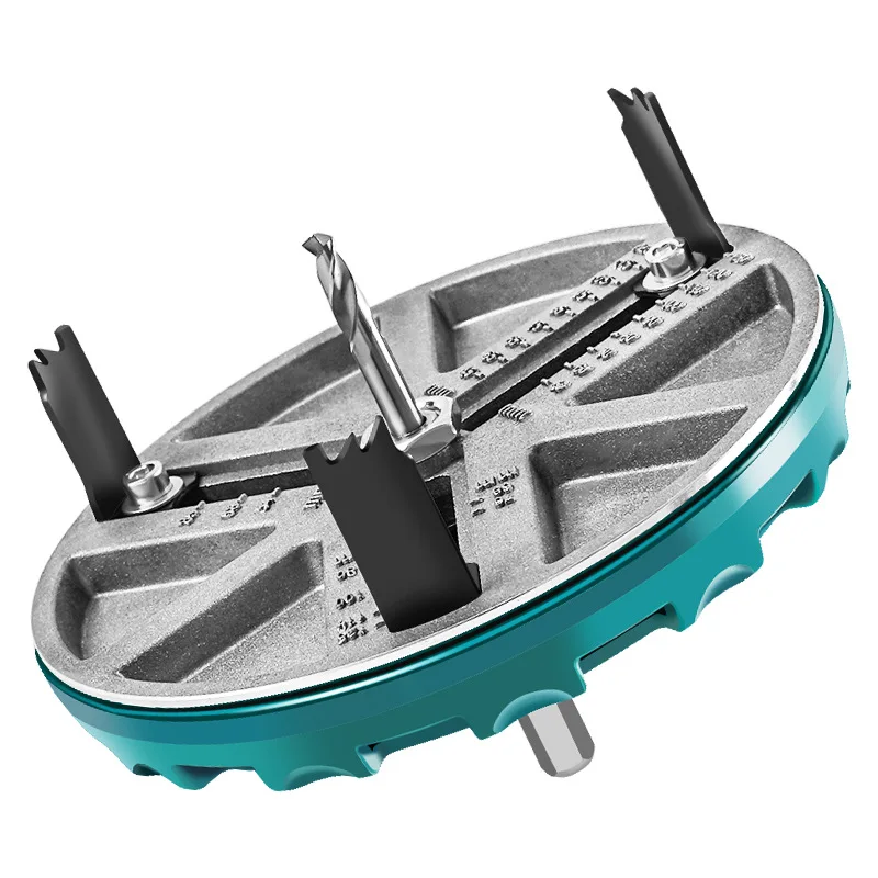 Wiertło uniwersalne regulowane do drewna, płyt gipsowo-kartonowych, plastiku i aluminium, 45-130 mm, do wiertarki elektrycznej.