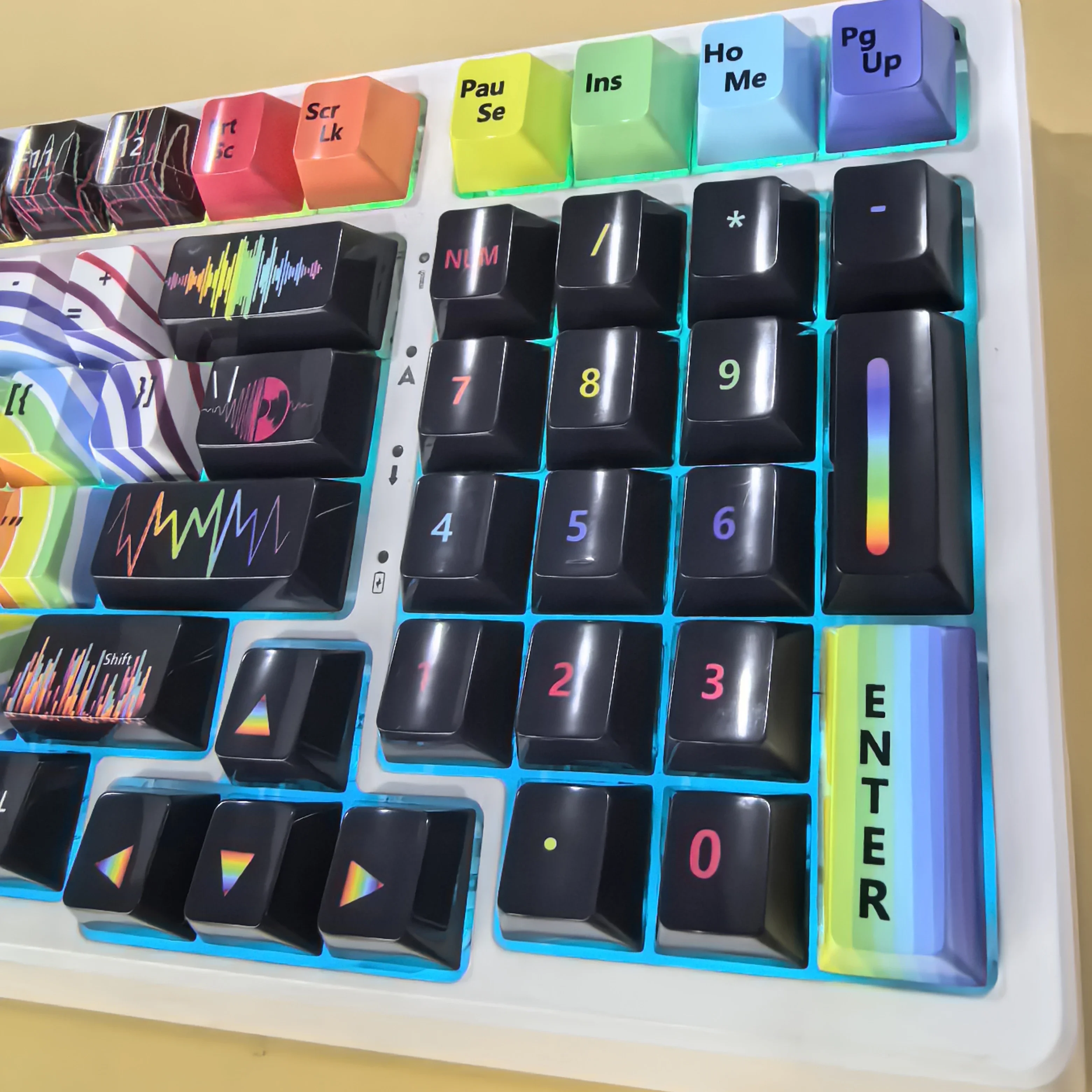 

Color transparent keycaps Original height Mirror wooting