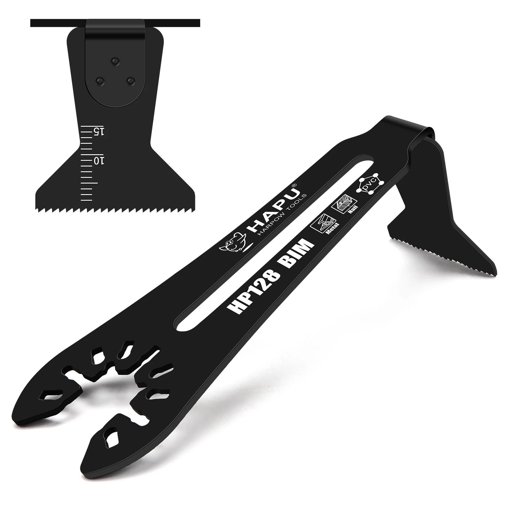 HAPU 90°Angle Oscillating Saw Blades Bi-Metal Oscillating Multi Tool Blades Flooring Blade for Tight Spaces Corners Plunge Cuts
