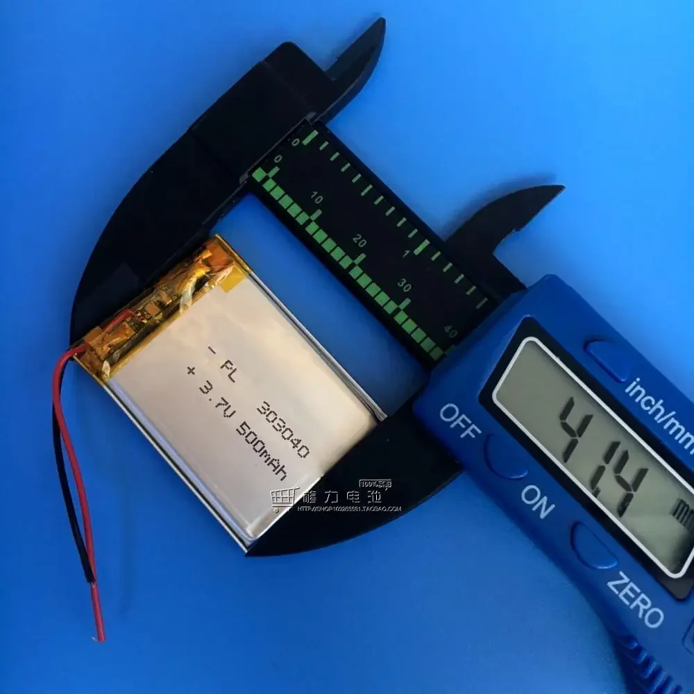 جديد حار E خط F9 مسجل بطارية أصلية البريد 3.7 فولت بطارية ليثيوم 303040   خلية ليثيوم أيون قابلة لإعادة الشحن بنظام تحديد المواقع العالمي (GPS) بقدرة 500 مللي أمبير في الساعة