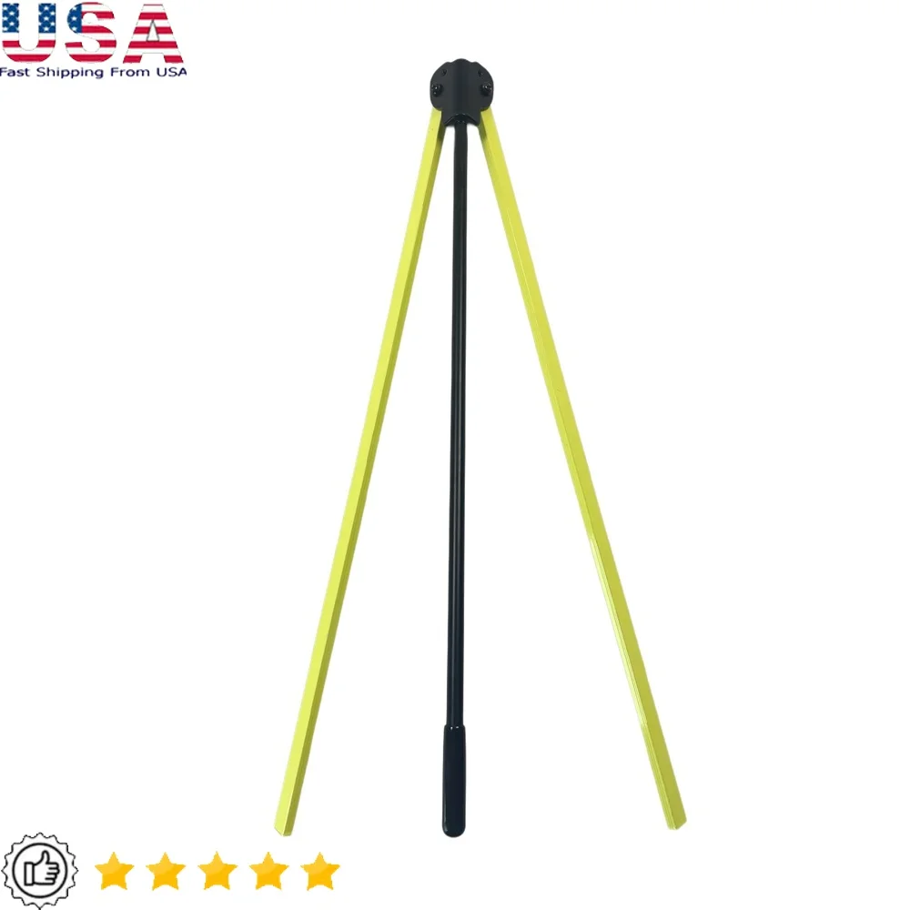 Metal Football Kicking Tee Sturdy Collapsible Frame Holds All Sizes Durable Metal Construction Training Practice Sports