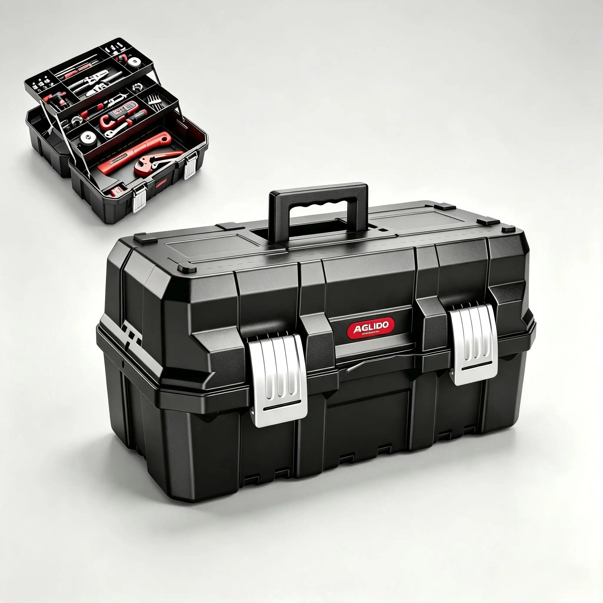 Toolbox Industrial Grade Household Set Multifunctional Electrician Multi-layer Folding Storage Box