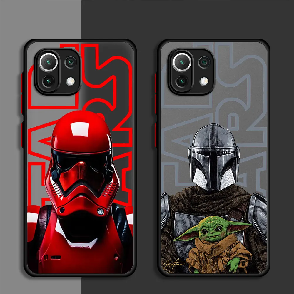 Soft Silicone Phone Case for Xiaomi Mi 12X Poco X3 Pro X4 NFC x5 C40 12 12T Pro 11T 11 Lite Star Mandalorians W-Wars Cover