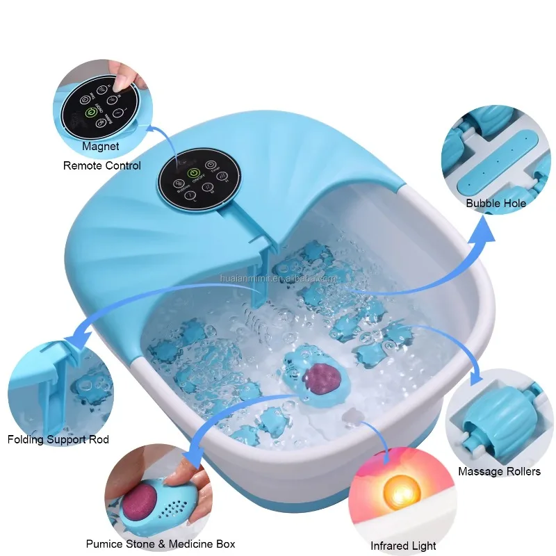 Household Foot Realx Soaking Tub Bucket Foot Massage Machine