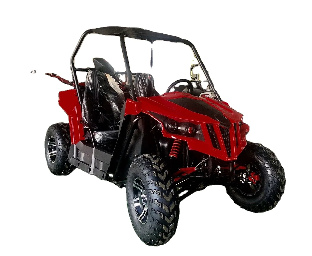 Custom LIQIAN Automatic Side by Sides 4x2 150CC UTV  for Adult with Soft Roof