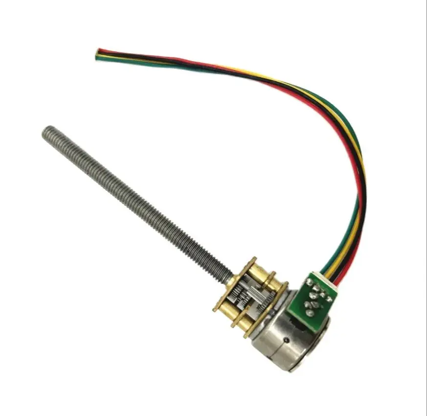 5V DC Micro Metal Geared Stepper Motor with M4*55 Thread