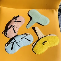 Glasses Case Women Leather Soft Glasses Bag Fashion Portable Sunglasses Box Bag Accessories Solid Eyewear Protector Case Pouch 3