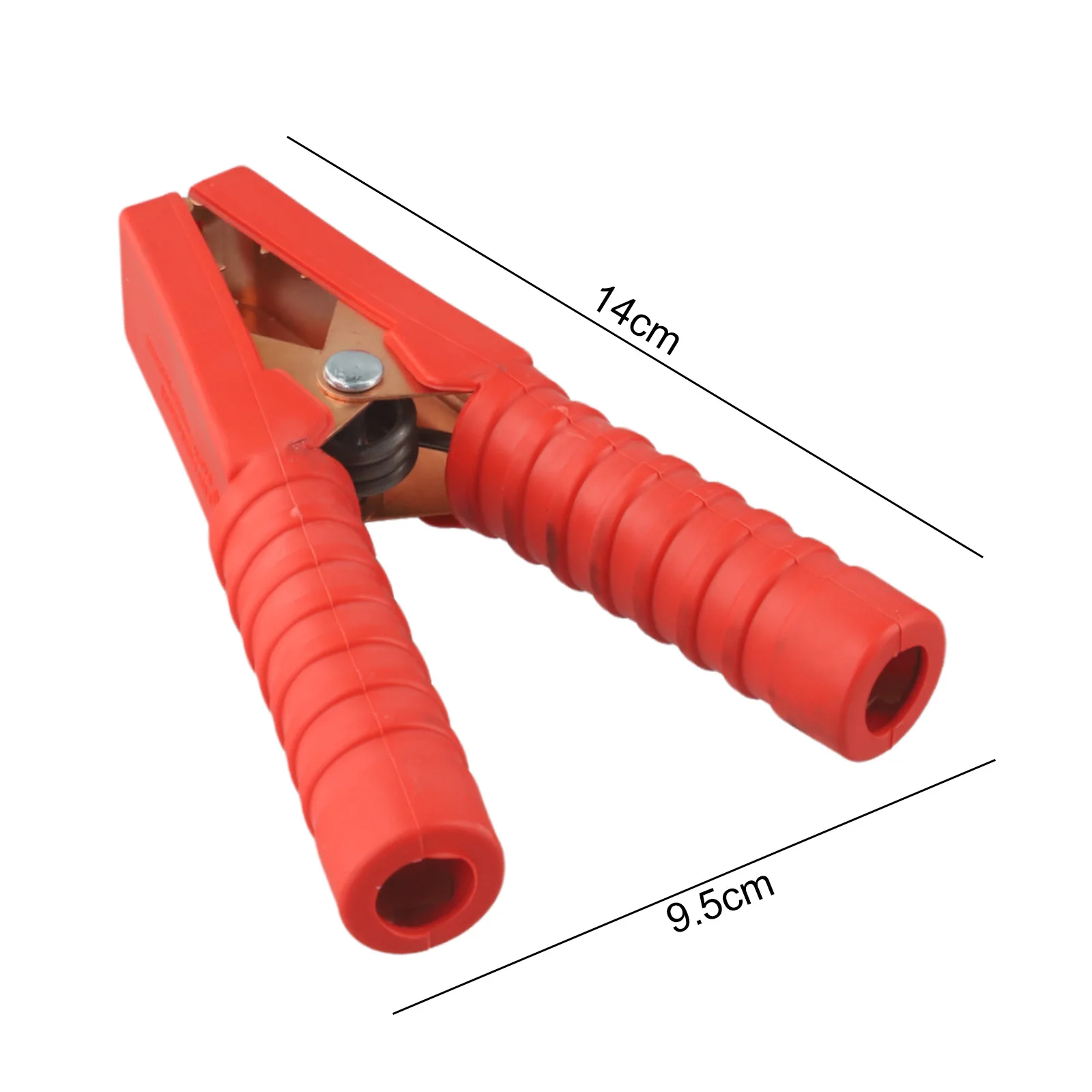 2 Battery Cables with M8 Eyelets and For Alligator Clips for Quick Connection to For Cars and Boats with 12V Voltage