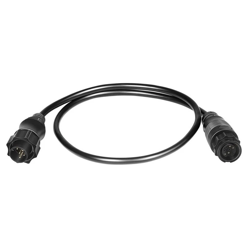 Black 9-Pin To 7-Pin Transducer Adapter Cable(000-13977-001) For Lowrance For HDS Gen2 Touch, Gen3 Elite HDI& Simrad NSS Evo2