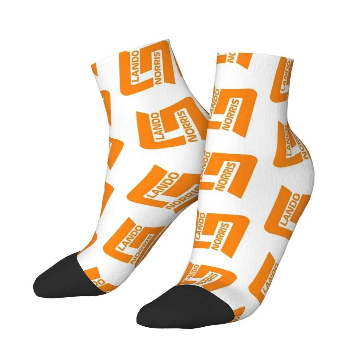 Lando Norris LN 4 Socks Harajuku Sweat Absorbing Stockings All Season Socks Accessories for Man's Woman's Gifts