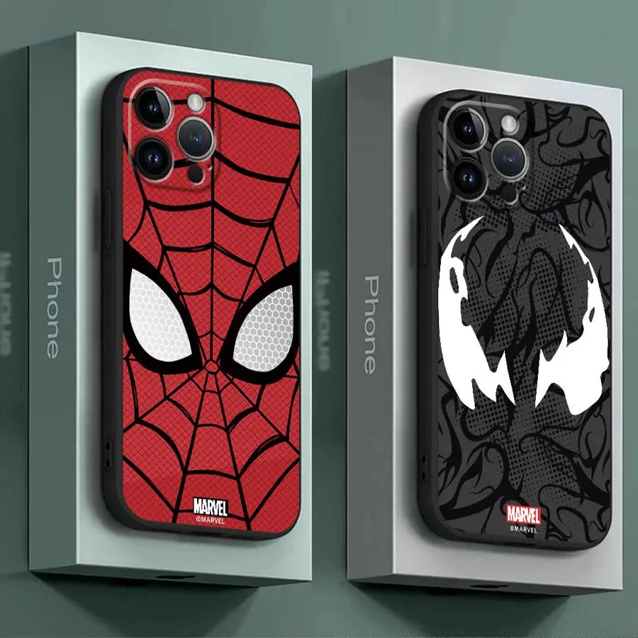 Marvel Spider Man Venom Logo Case for Huawei P30 Pro P Smart Z P40 Lite P20 Lite P30 Lite P20 Pro Black Soft Cover