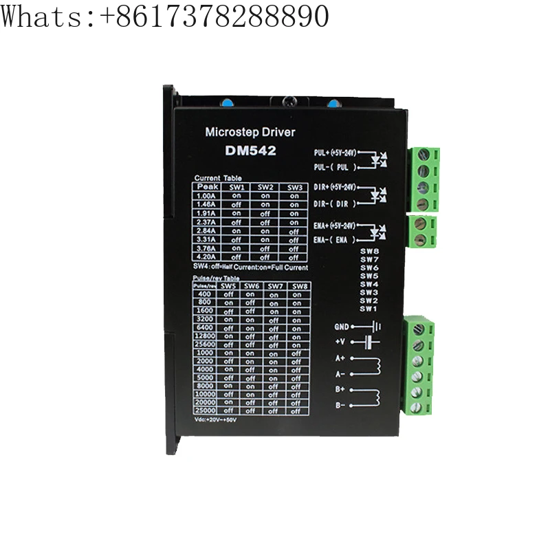 

57/86 stepper motor driver DC20~50V current 4.2A Microstep Driver DM542