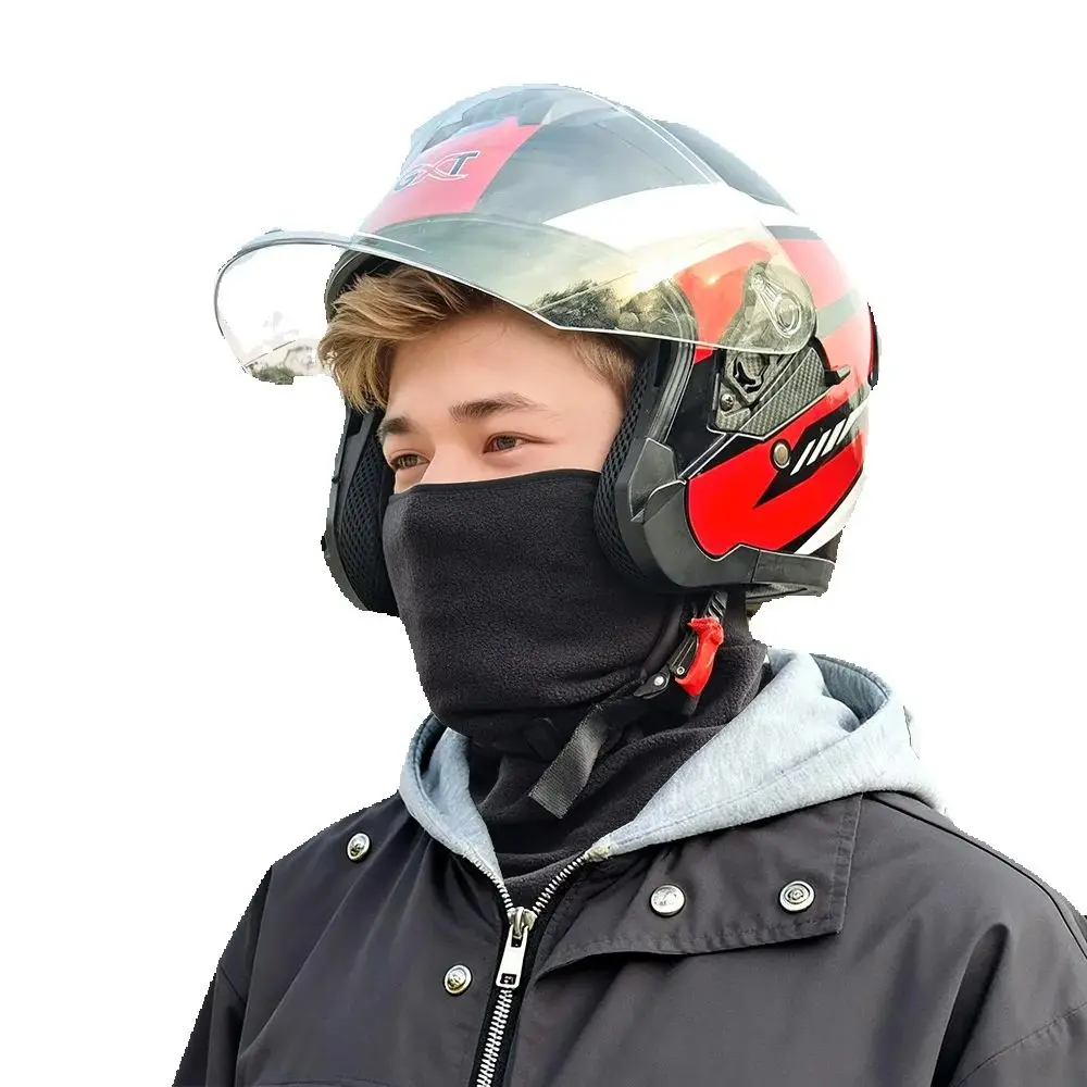 

Motorcycle riding face mask fleece winter riding face mask for warmth